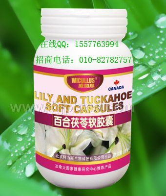 國(guó)家支持項(xiàng)目百合茯苓軟膠囊