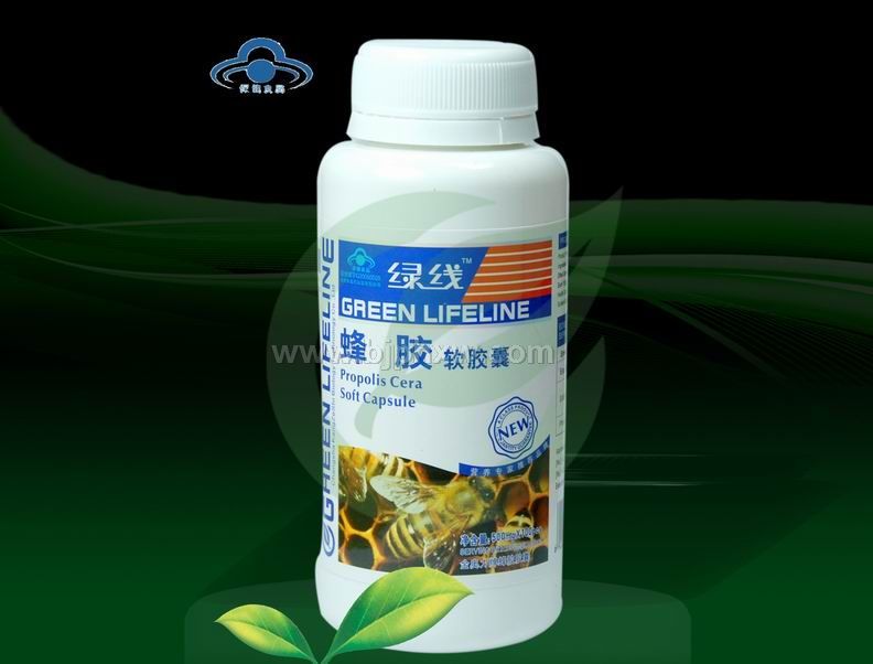 蜂膠軟膠囊 — 綠線