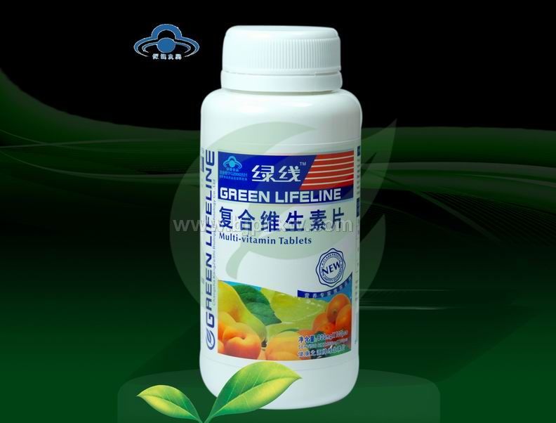 復(fù)合維生素片 — 綠線