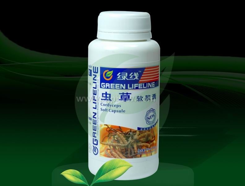 蟲(chóng)草軟膠囊 — 綠線