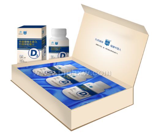 華盛牌維生素D3鈣鎂鋅咀嚼片