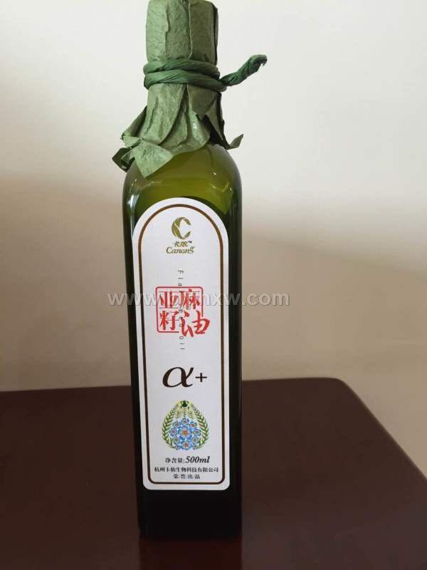 卡儂冷榨亞麻籽油（與金亞麻速溶粉、金亞麻調(diào)和油同一廠家）