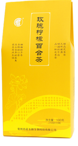 玫瑰檸檬百合茶