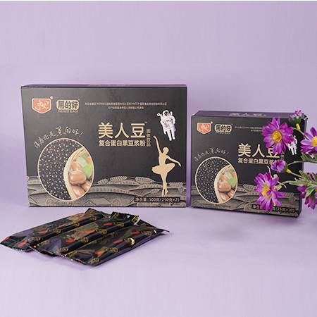 美人豆復(fù)合蛋白黑豆?jié){粉固體飲品承接貼牌定制代加工！