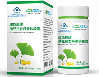 納豆銀杏丹參膠囊  黃金配比  復(fù)合配方