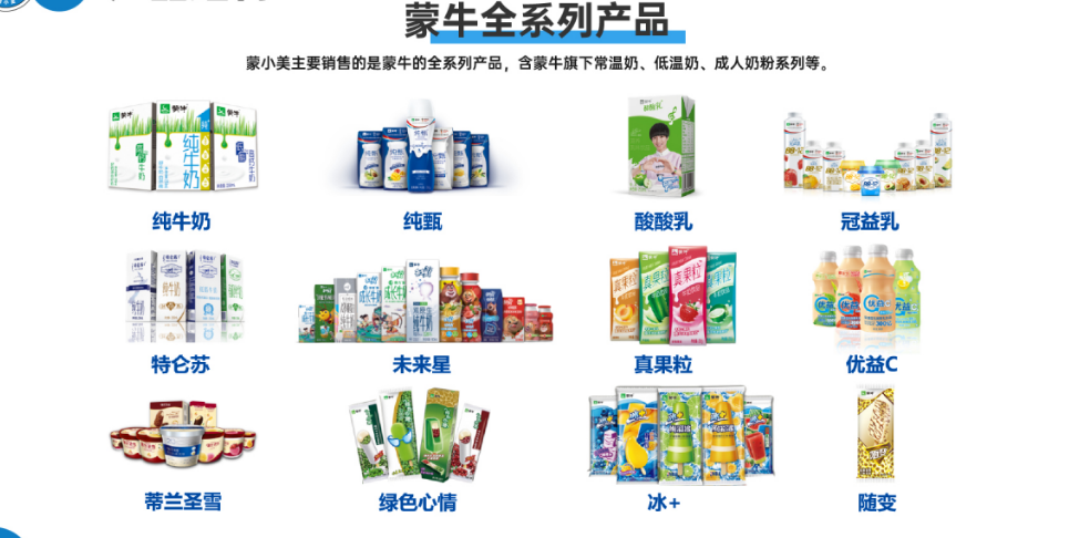 蒙牛全系列產(chǎn)品