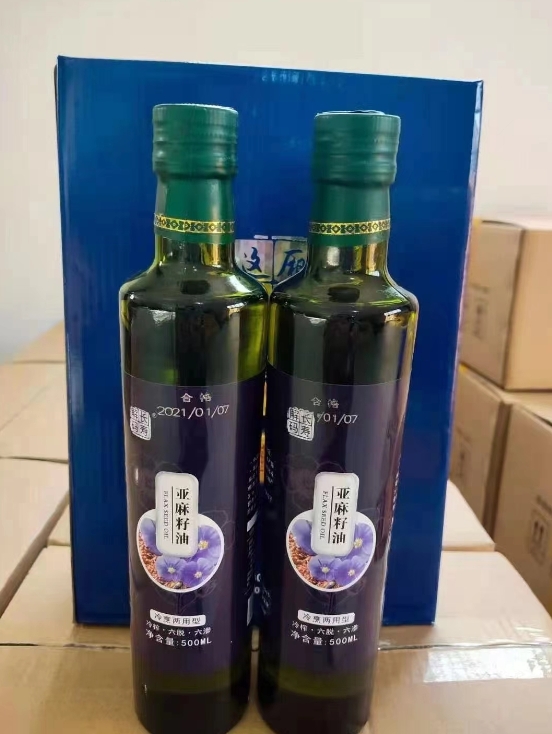 亞麻籽油禮盒，